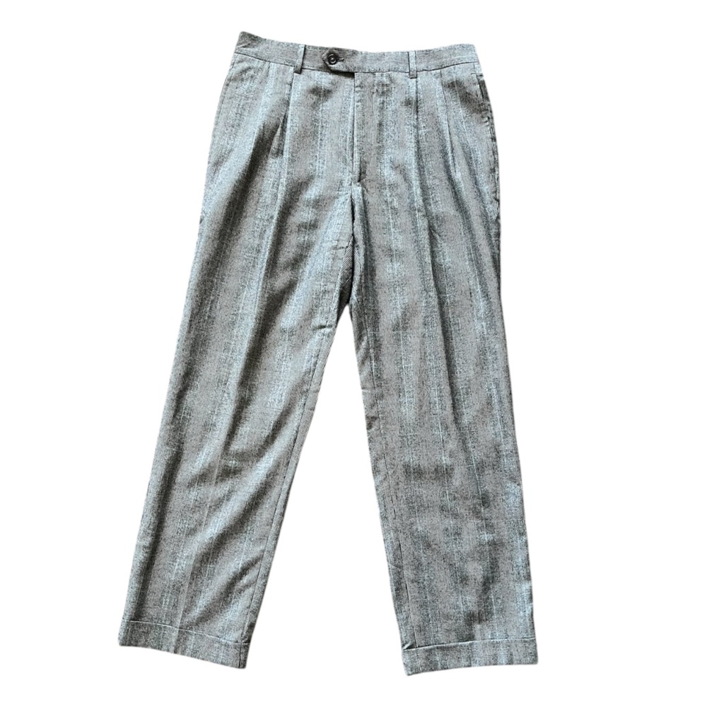 Jos. A. Bank Gray Trousers with Relaxed Fit